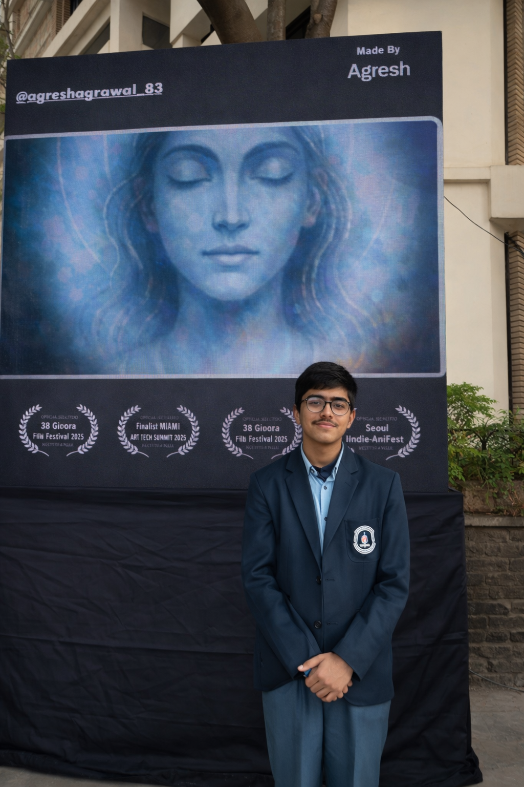 Agresh Agrawal presenting The Transmission during official film screening